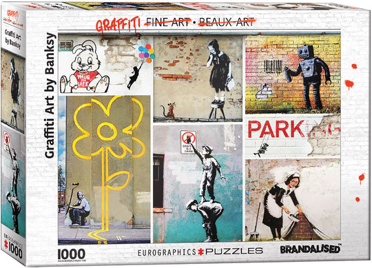 Eurographics 1000 Palan Palapeli Street Art By Banksy