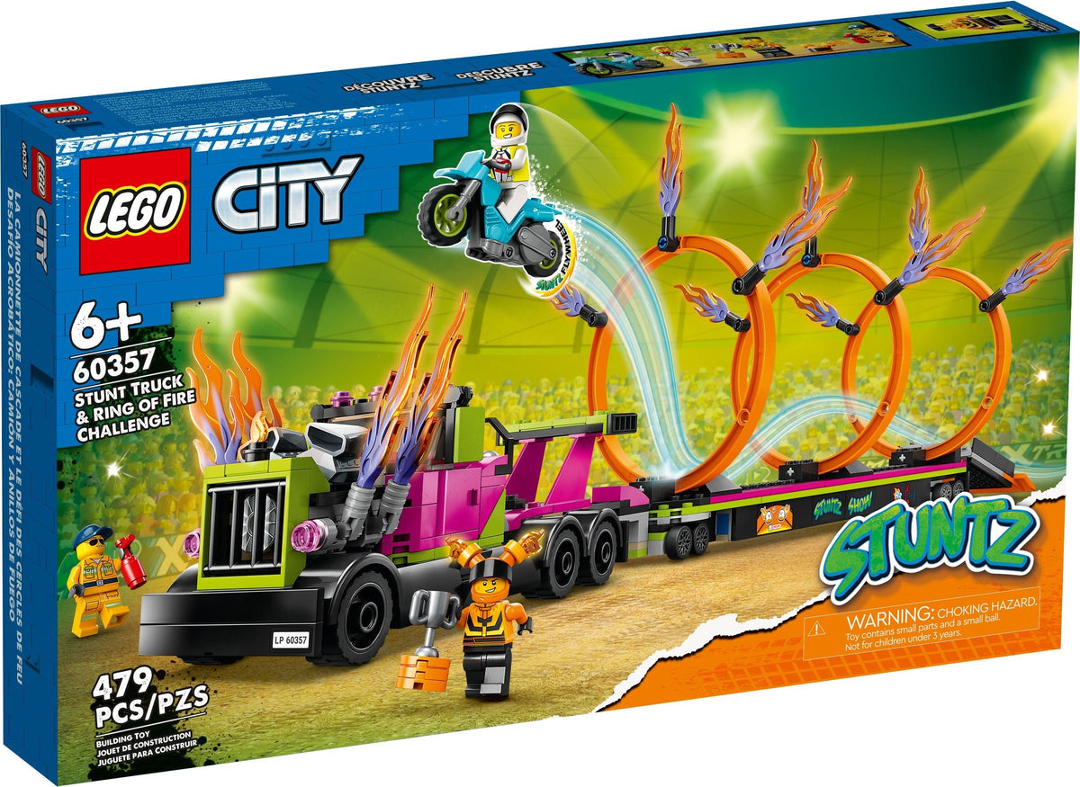 LEGO City 60357 Stunttiauto ja Tulirengashaaste