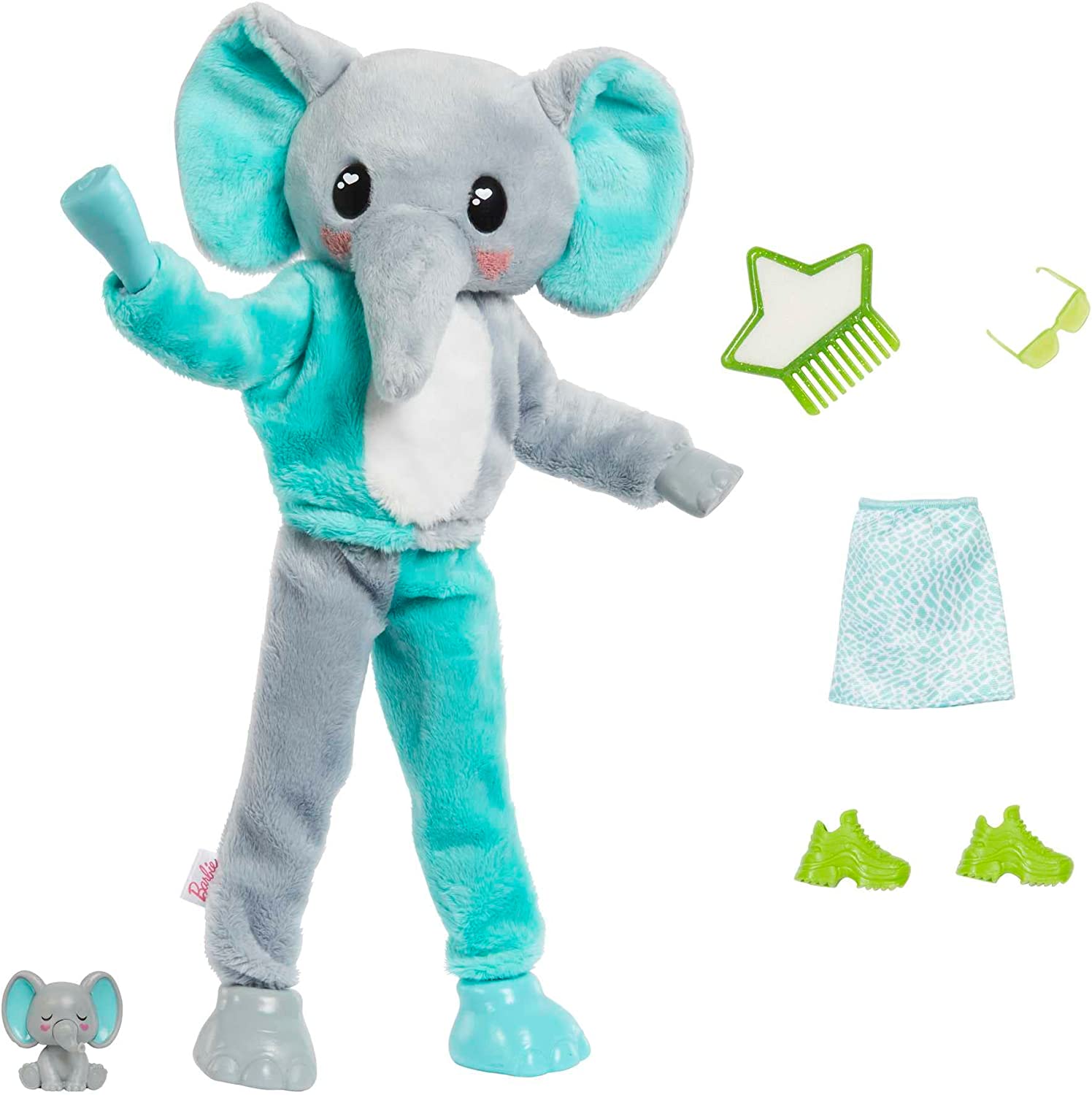 Barbie Cutie Reveal Jungle Friends 10 Yllätystä Elefantti