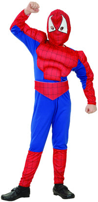 Spider-Man Puku Muskeleilla 120-130cm