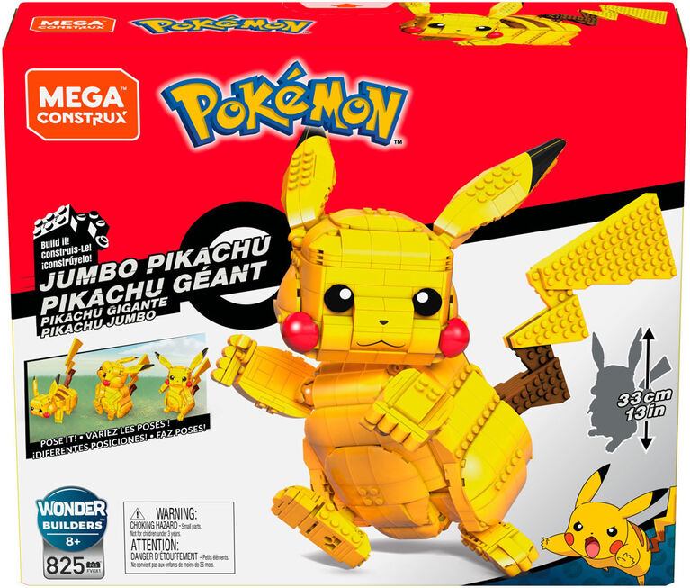 Mega Construx Pokemon Jumbo Pikachu Rakennussarja