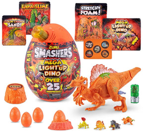 Smashers Dino Mega Light Up Dino, 25 Yllätystä
