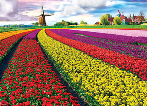Eurographics 1000 Palan Palapeli Tulip Fields