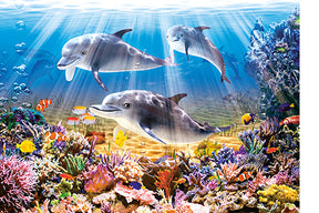 Castorland 500 Palan Palapeli Dolphins Underwater