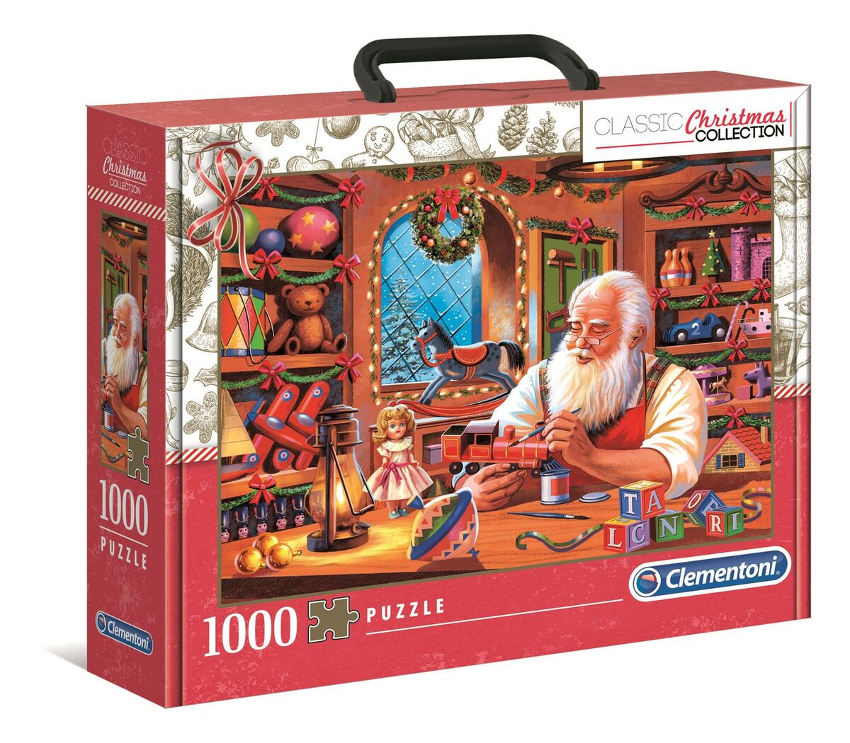 Clementoni Classic Christmas Collection Santa Workshop 1000 Palaa