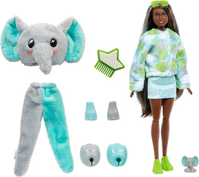 Barbie Cutie Reveal Jungle Friends 10 Yllätystä Elefantti
