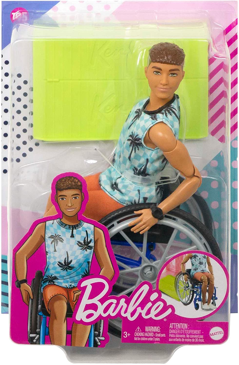 Barbie Ken Pyörätuolissa