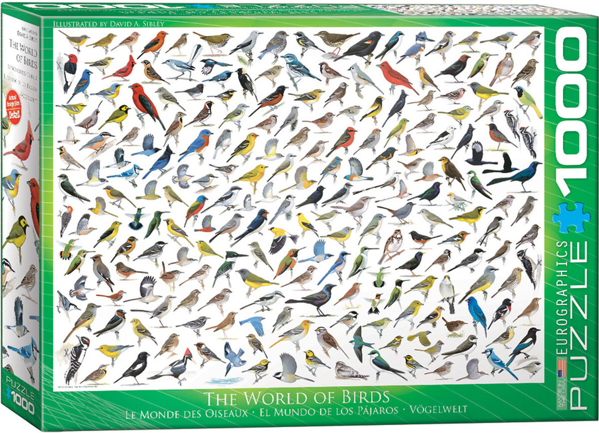 Eurographics 1000 Palan Palapeli The World Of Birds