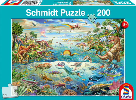 Schmidt 200 Palan Palapeli Discover The Dinosaurs