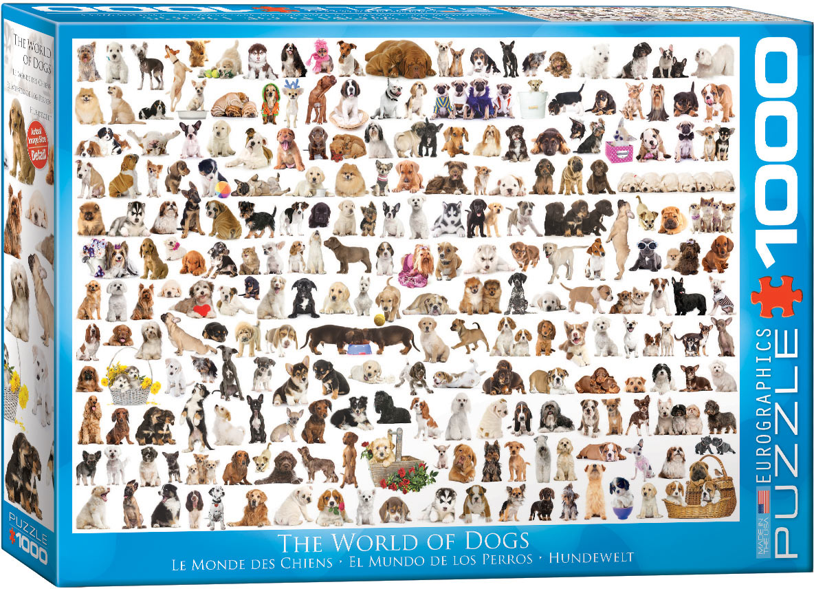 Eurographics 1000 Palan Palapeli The World Of Dogs