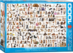Eurographics 1000 Palan Palapeli The World Of Dogs