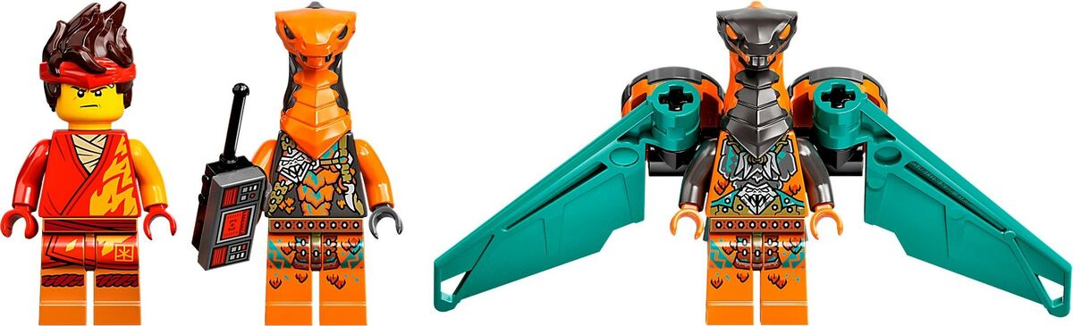 LEGO Ninjago 71762 Evoluutio: Kain Tulilohikäärme