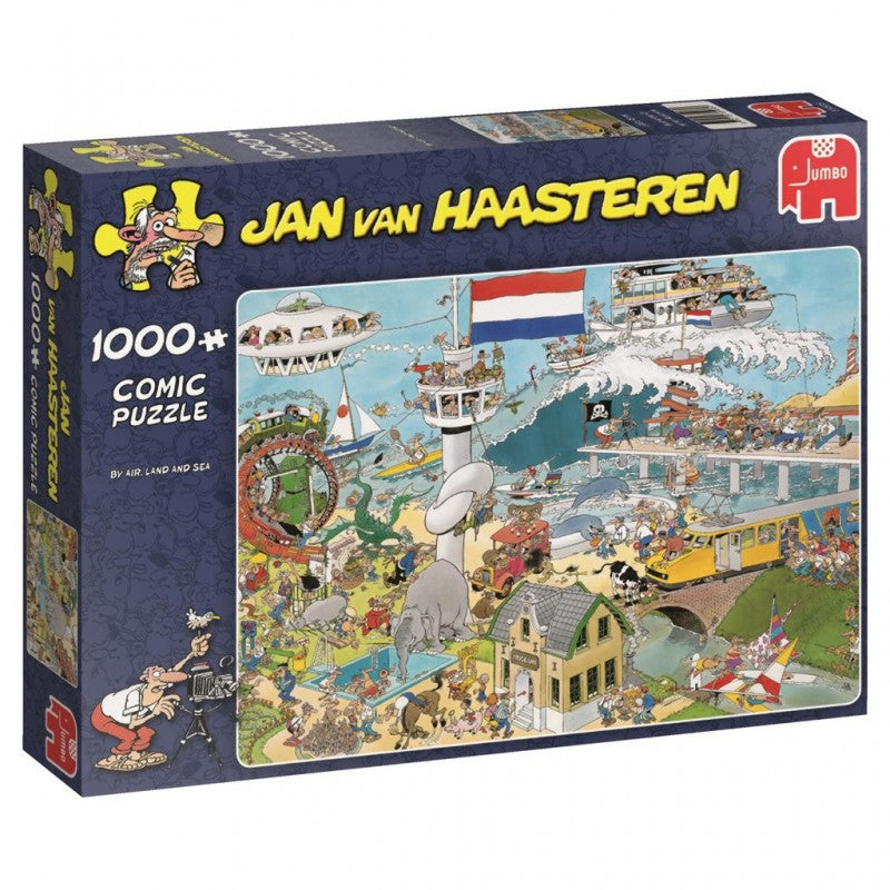 Jan Van Haasteren 1000 Palan Palapeli By Air, Land and Sea