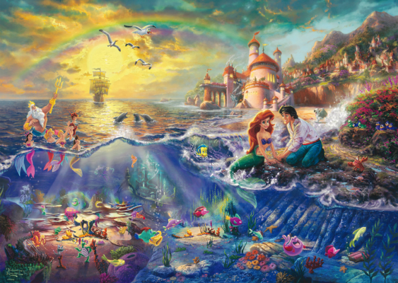 Schmidt 1000 Palan Palapeli Disney, The Little Mermaid
