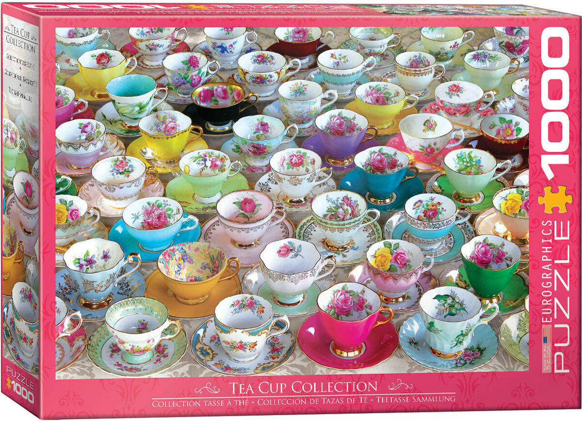 Eurographics 1000 Palan Palapeli Tea Cup Collection