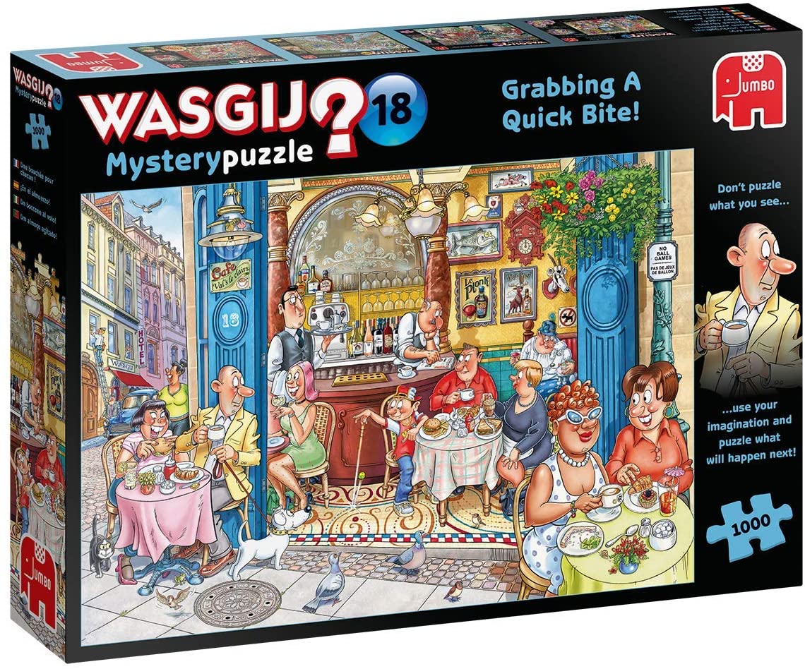 Wasgij Mystery Puzzle Grabbing A Quick Bite! Nr 14