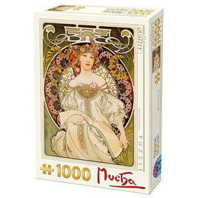 D-Toys 1000 Palan Palapeli Mucha, Alphonse (1860-1939)