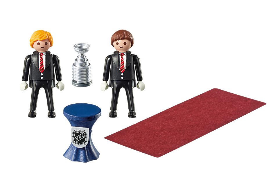 Playmobil NHL Stanley Cup sekä Kaksi Pelaajaa Puvuissa