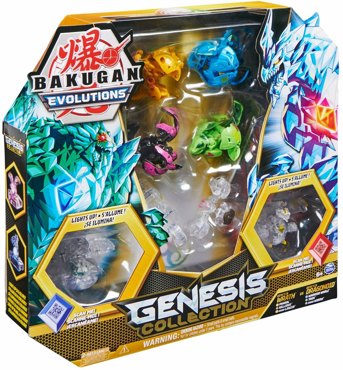 Bakugan Evolutions Genesis Collection Wrath vs Dragonoid