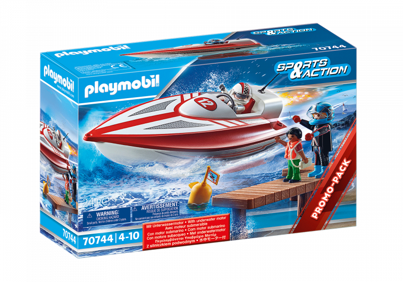 Playmobil 70744 Pikavene ja vedenalainen moottori