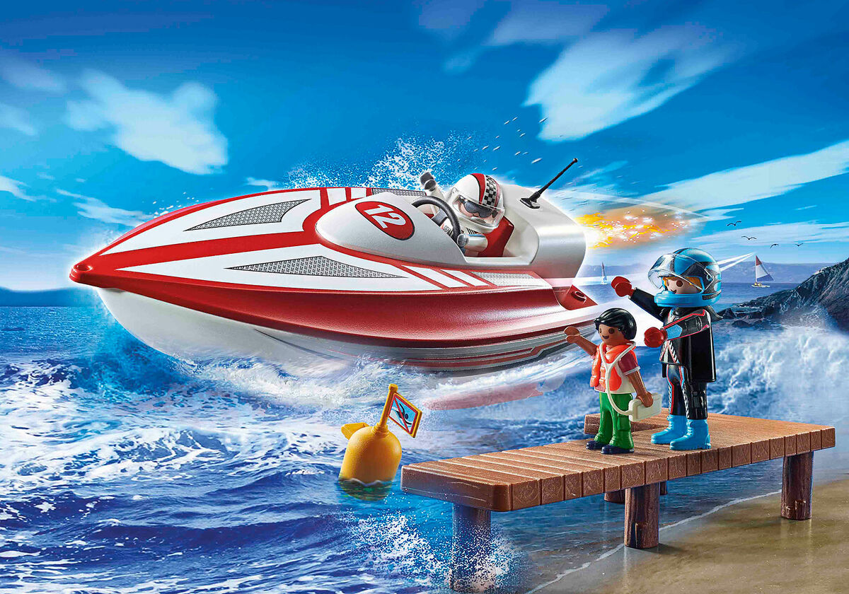 Playmobil 70744 Pikavene ja vedenalainen moottori