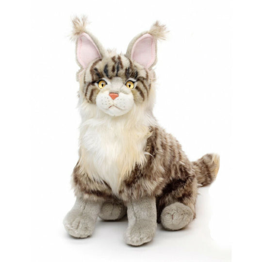 Maine Coon Kissa Pehmolelu 28cm Harmaa