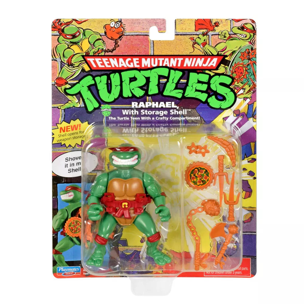 Teini-ikäiset Mutanttininjakilpikonnat Raphael 10cm Turtles Figuuri ja Varusteet