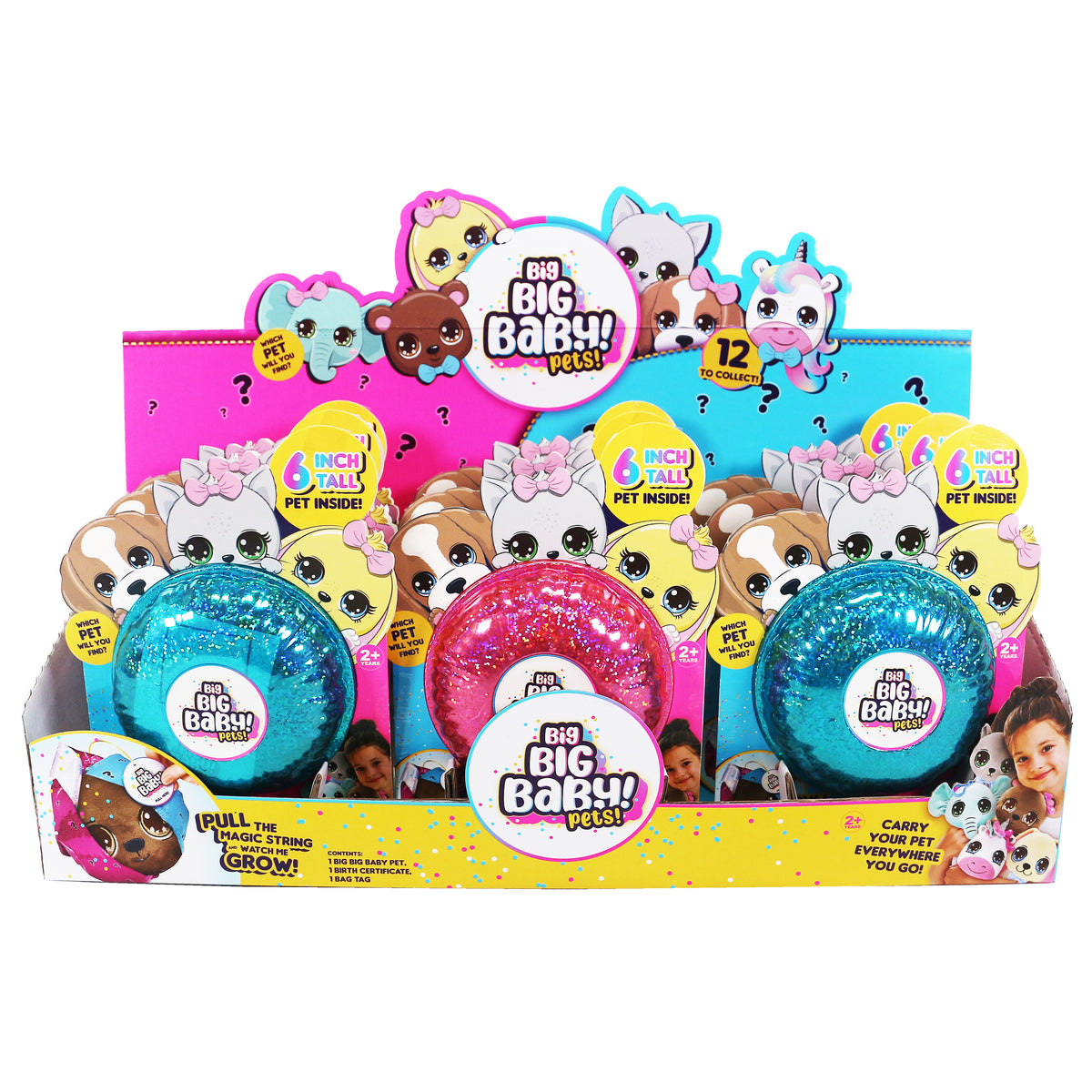 Big Big Baby Pets 15cm yllätyspehmo