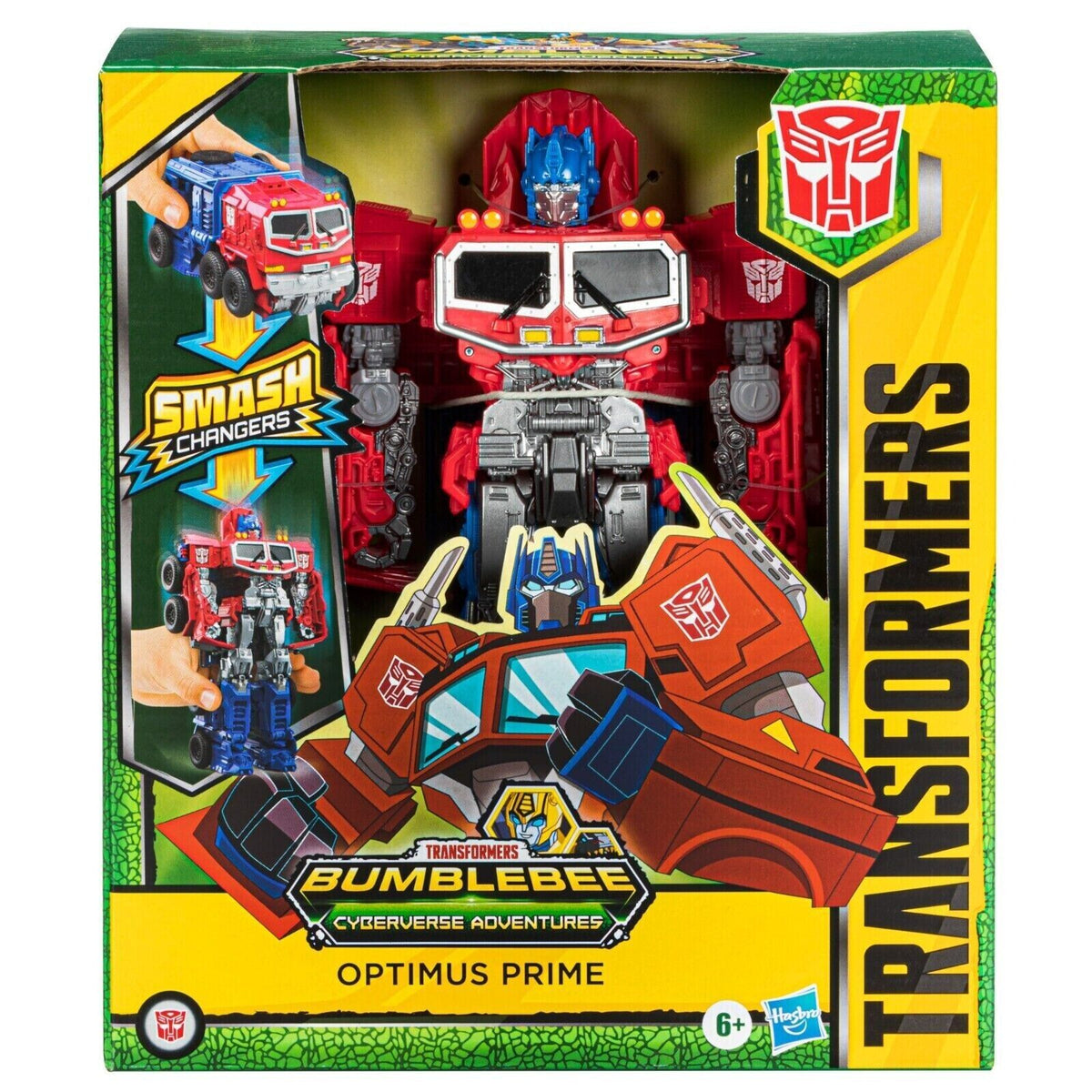Transformers Cyberverse Adventures Smash Changers Optimus Prime