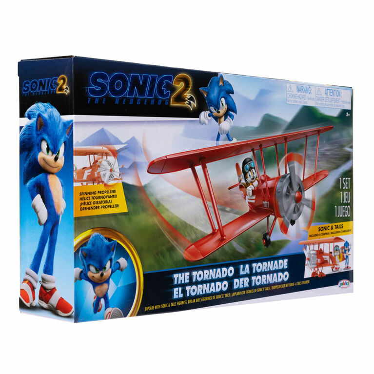 Sonic 2 The Hedgehog Tales + Plane Playset