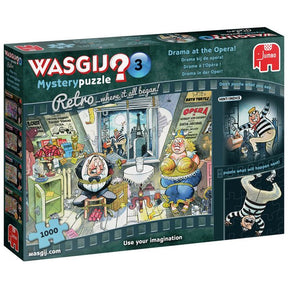 Wasgij Mystery 1000 palan palapeli Drama at the Opera