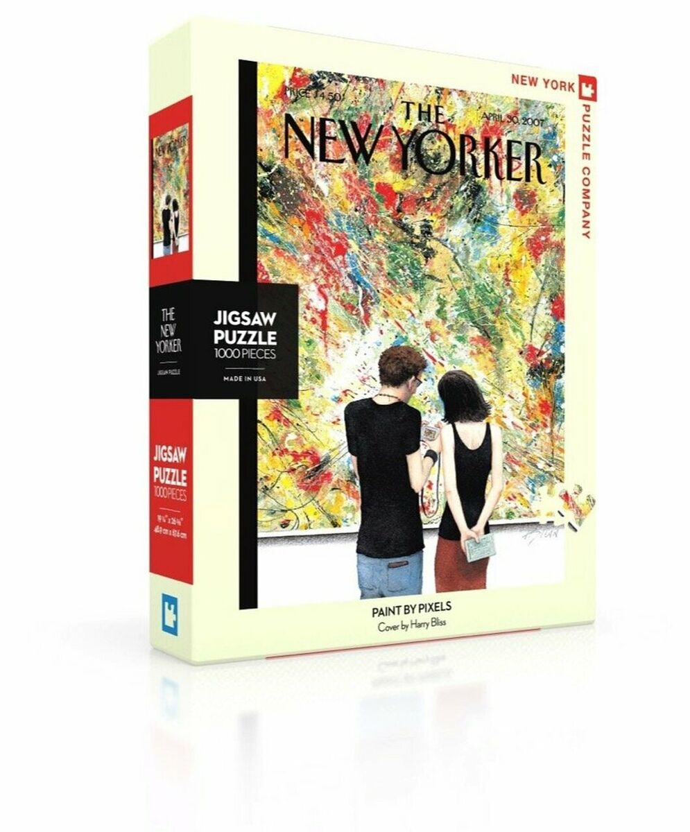 New York Puzzle Company 1000 Palan Palapeli Paint by Pixels