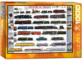Eurographics 1000 Palan Palapeli History Of Trains
