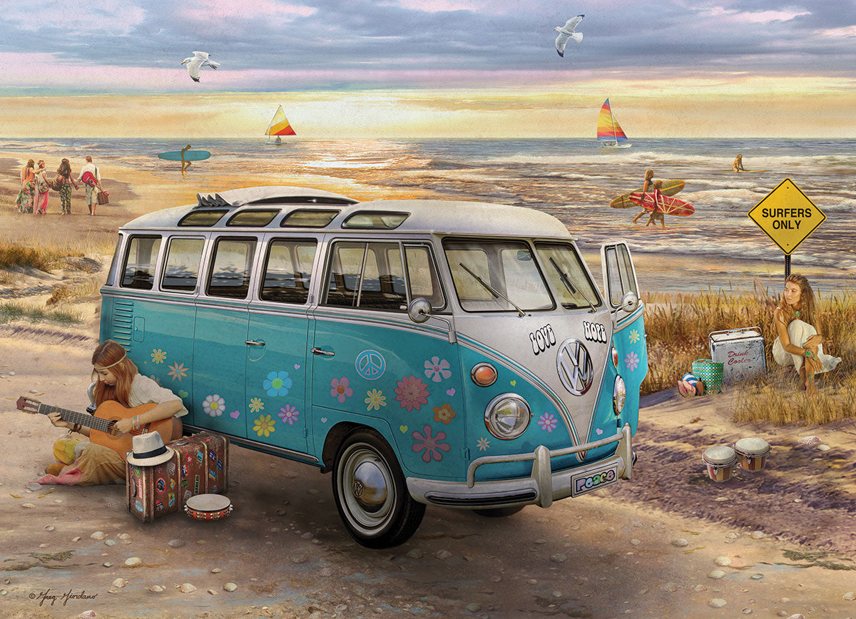 Eurographics Puzzle 1000 Palan Palapeli The Love And Hope VW Bus