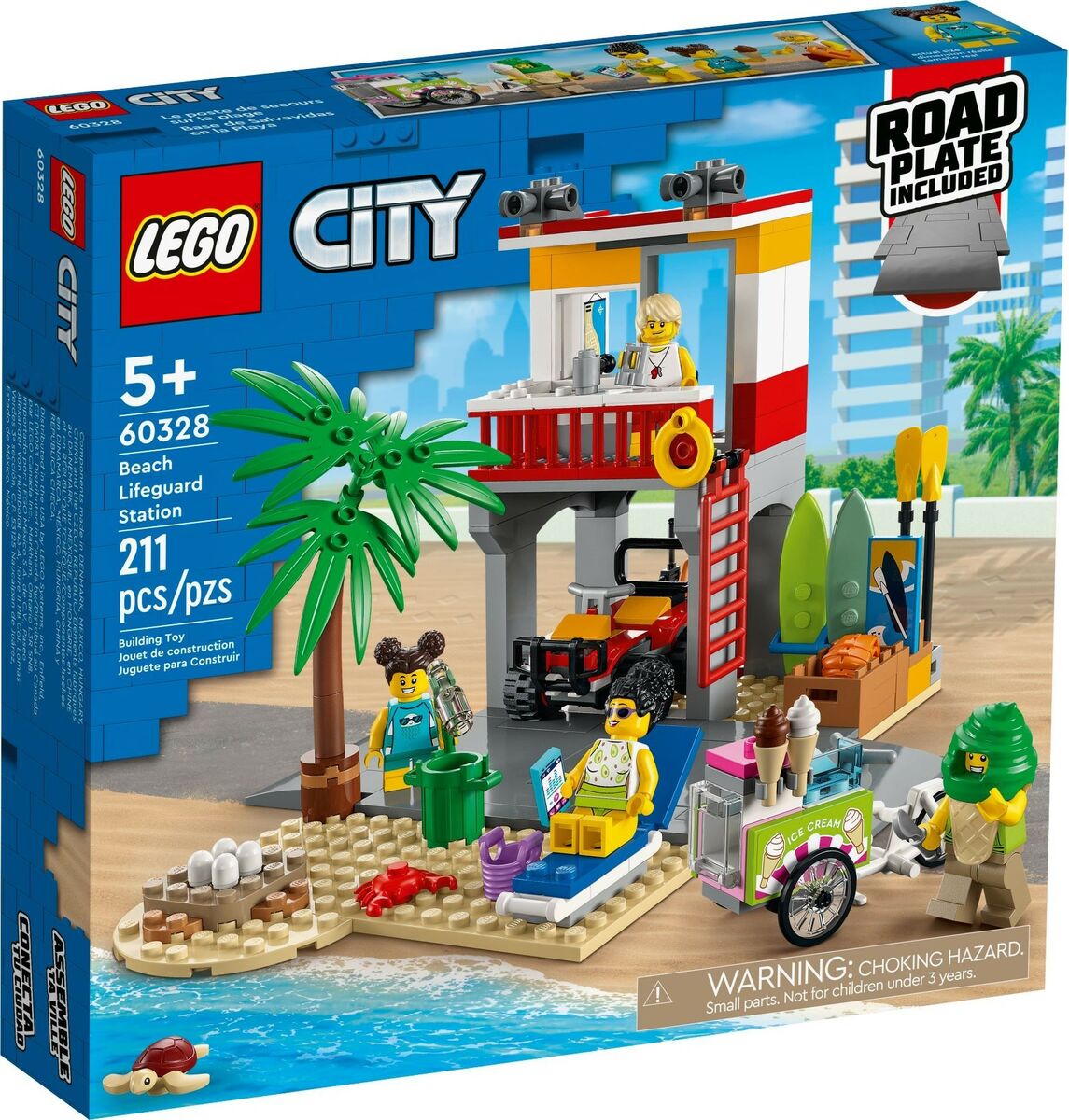 LEGO City 60328 Uimarannan Valvontatorni