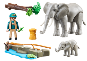 Playmobil 70324 Elefantit Aitauksessa