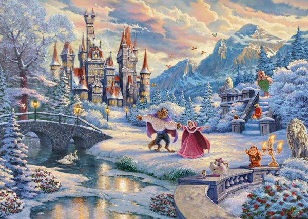 Schmidt 1000 Palan Palapeli Disney Beauty and the Beast‘s Winter Enchantment