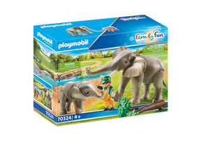 Playmobil 70324 Elefantit Aitauksessa