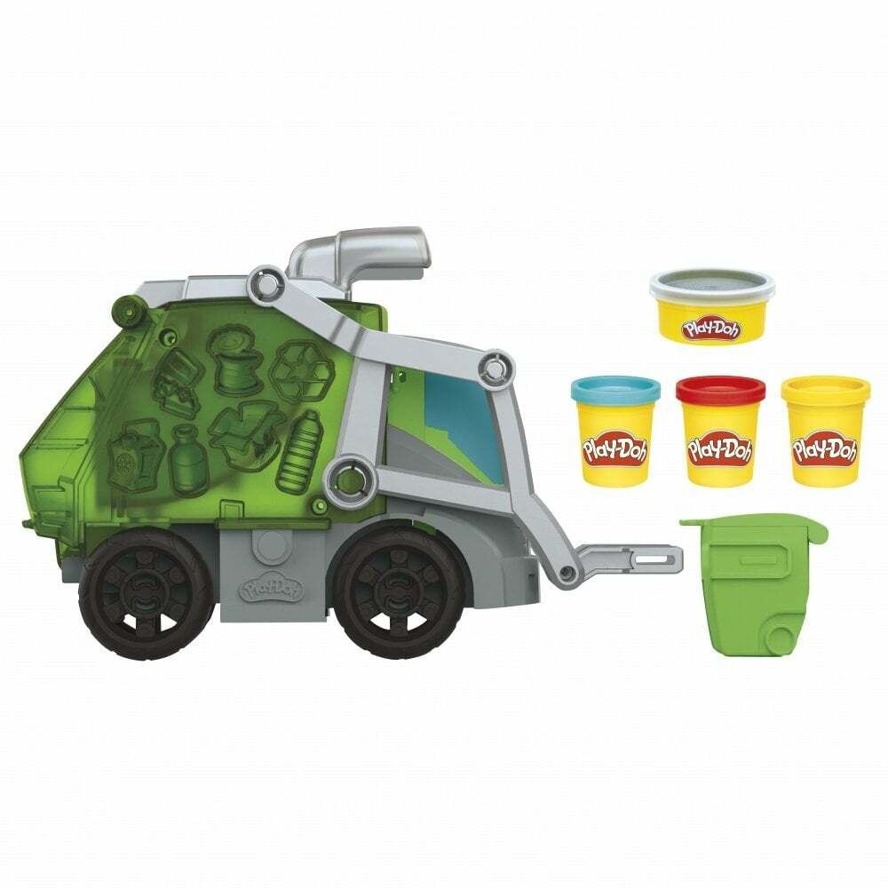 Play-Doh Dumpin Fun 2-in-1 Garbage Truck Roska-Auto