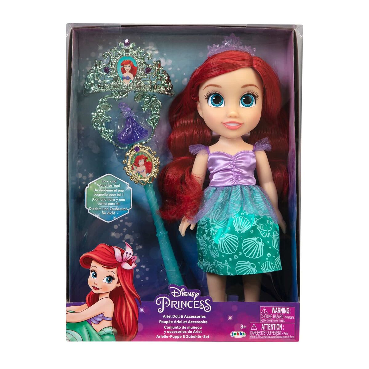Disney Princess Toddler Ariel sekä Kruunu ja Valtikka