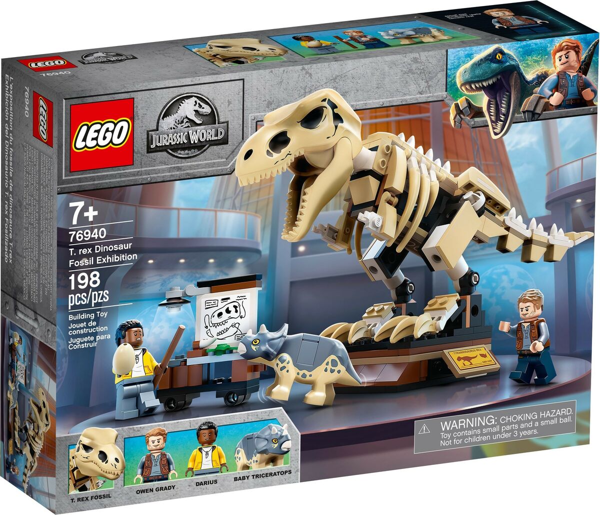 LEGO Jurassic World 76940 Tyrannosaurus Rex- Fossiilinäyttely