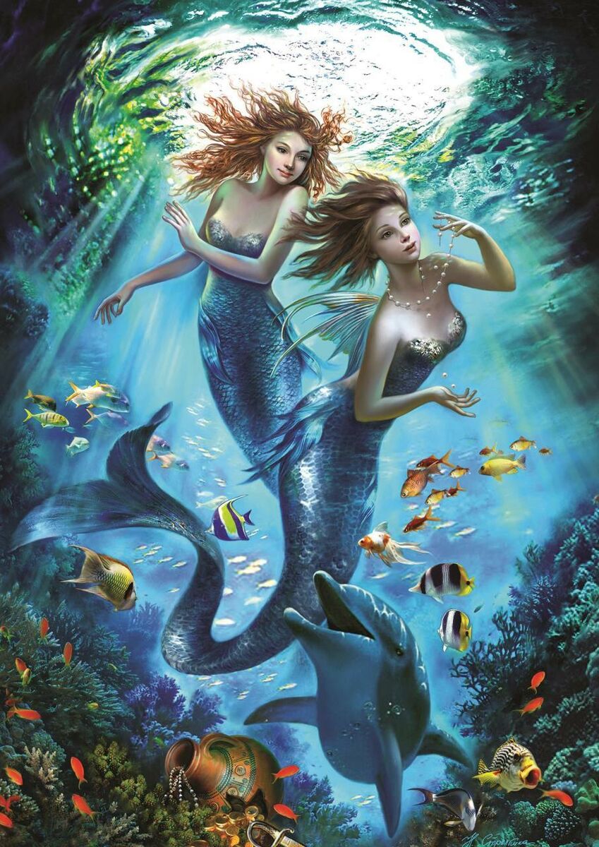 Art Puzzle 500 Palan Palapeli The Mermaids