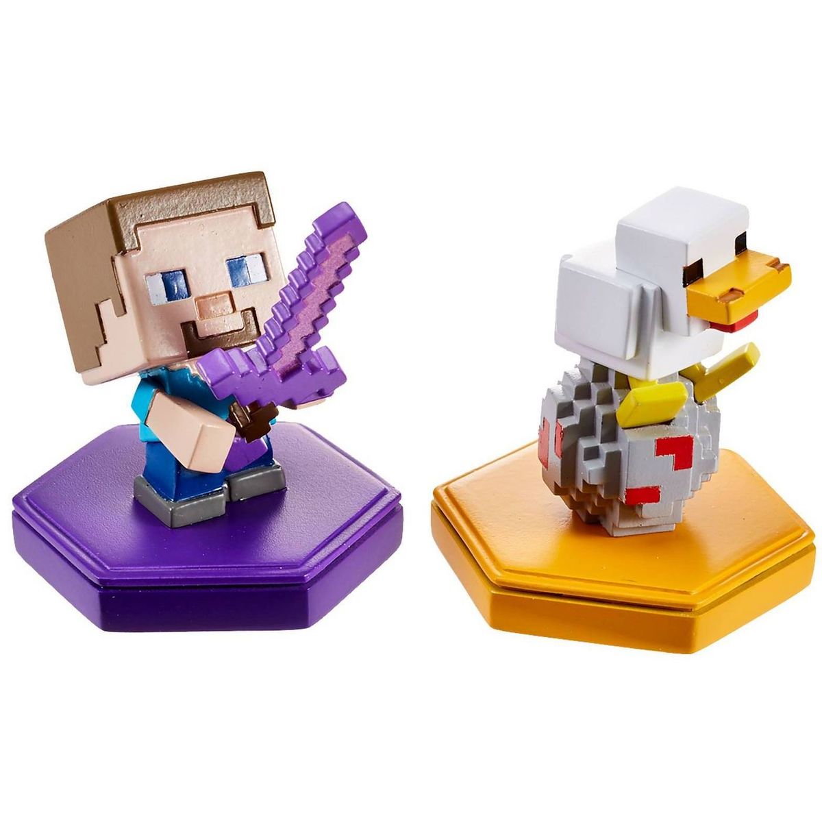 Minecraft Earth Boost Mini 2 Pack Attacking Steve