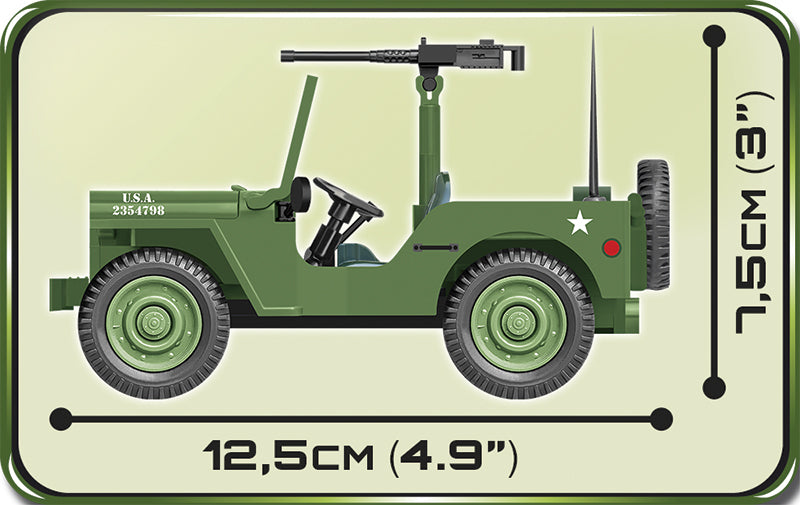 Cobi 2399 Willys MB Jeep U.S Army Truck 91 osaa