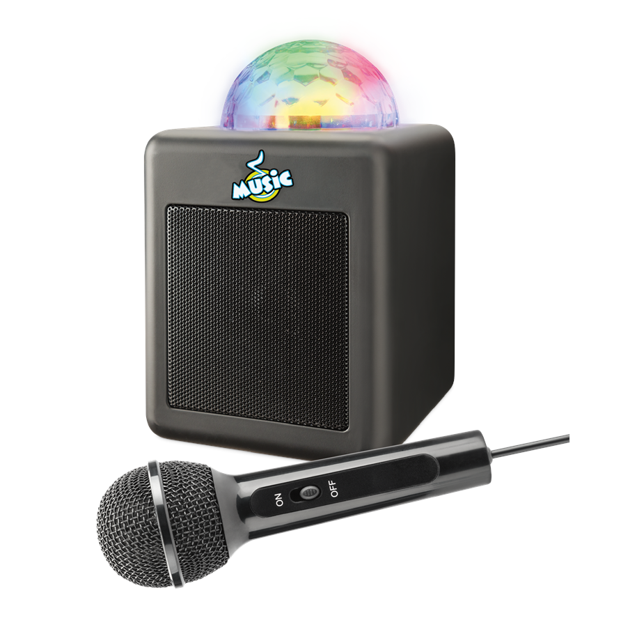 Mini Disco Karaoke Mikrofoni ja Kaiutin Discovalolla