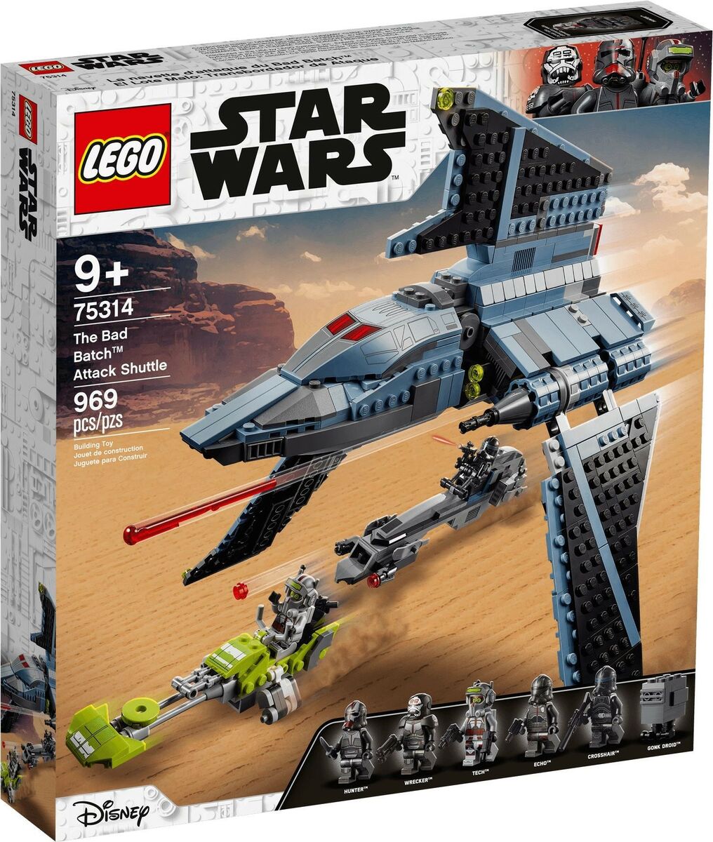 LEGO Star Wars 75314 The Bad Batch ja hyökkäyssukkula