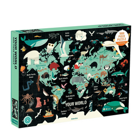 Mudpuppy 1000 Palan Palapeli Your World