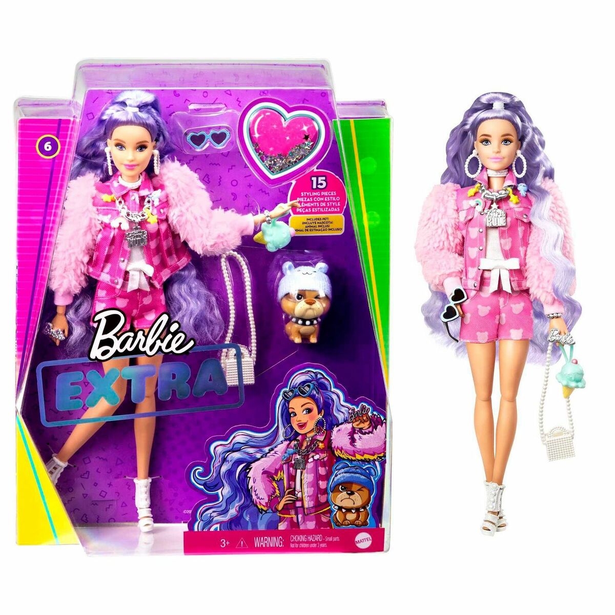 Barbie EXTRA Nukke nro 6