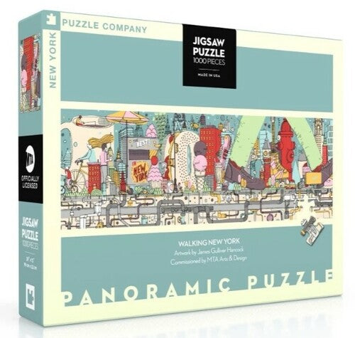New York Puzzle Company 1000 Palan Palapeli Walking New York