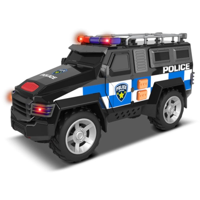 Teamsterz Medium Swat Police Auto Äänillä ja Valoilla
